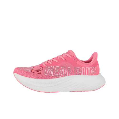 R2 REALRUN Running Shoes Unisex Low Top Bright Rose Red