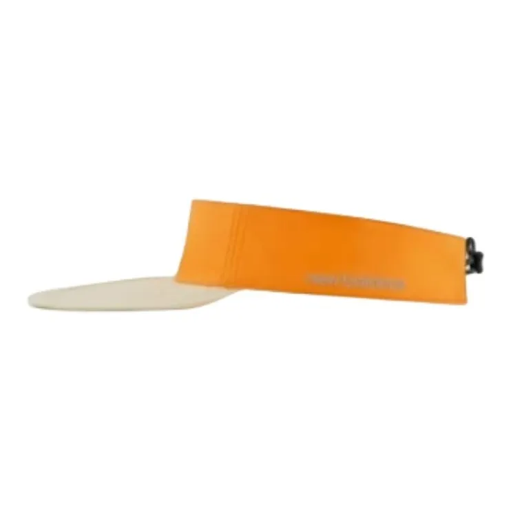 New Balance Polyamide Polyester Hats & Caps Unisex Black White Orange-5