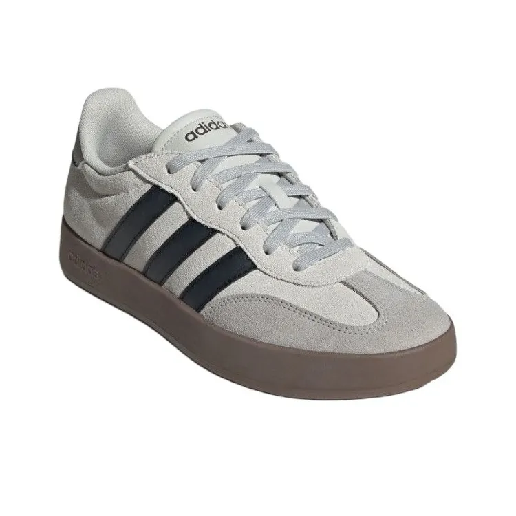 Adidas BARREDA Anti Slip Wear Resistant Low Top Skateboard Shoes Unisex Gray-2