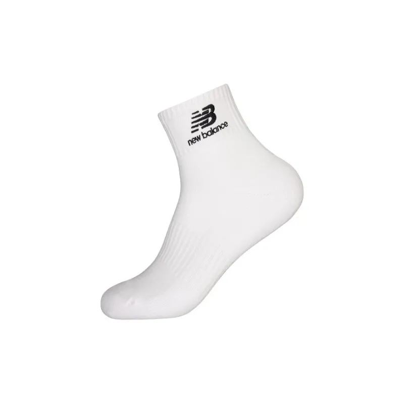 New Balance Ankle Socks Unisex 1 Pack White-0