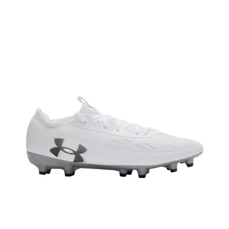 Under Armour Magnetico Select 4 Anti Slip Wear Resistant Soccer Shoes Unisex White-1