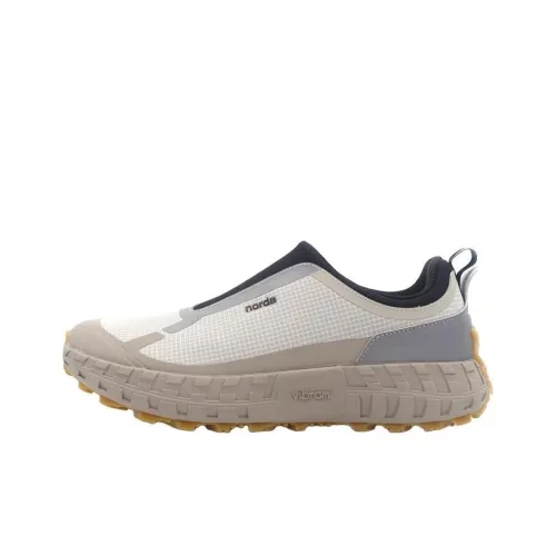 NORDA Anti Slip Wear Resistant Low Top Casual City Commute Running Shoes Men's Gray