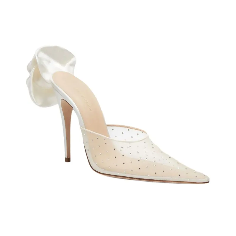 Magda Butrym 105mm Flower embellished Mules Women's-2
