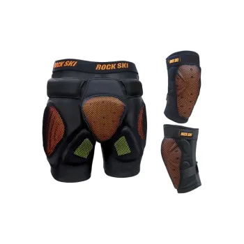MECK Ski Protective Gears SBR XDR Hip Protector Knee Protector Moisture-Wicking Anti-Collision Unisex