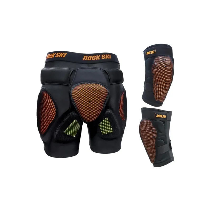 MECK Ski Protective Gears SBR XDR Hip Protector Knee Protector Moisture-Wicking Anti-Collision Unisex-0