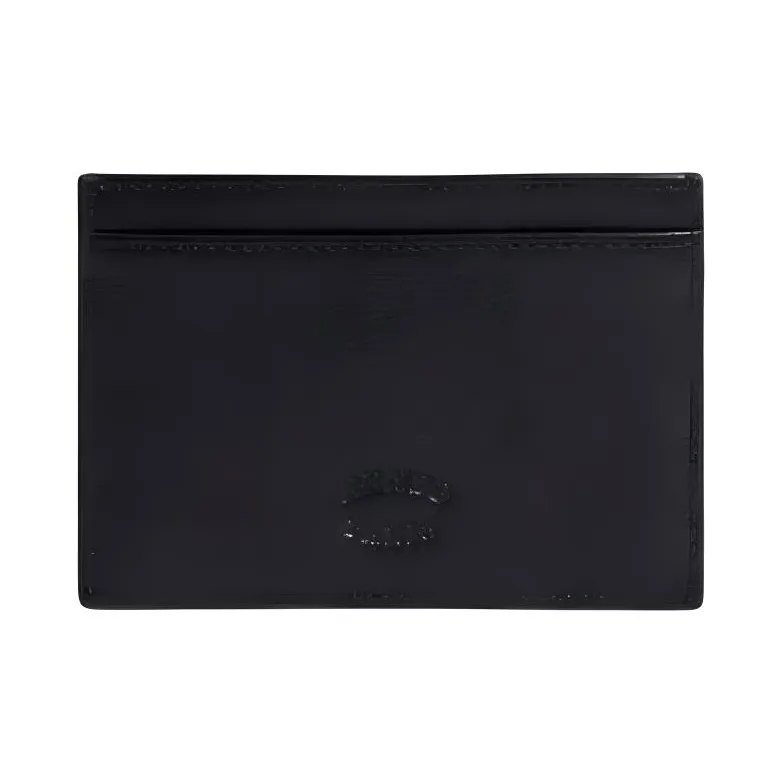 KENZO Cow Leather Card Holder Regular Men's Black-2