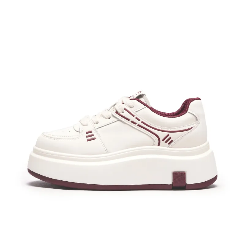 Hotwind Anti-Slip And Wear-Resistant Height Increasing Low-Top Skateboard Shoes Women's-4