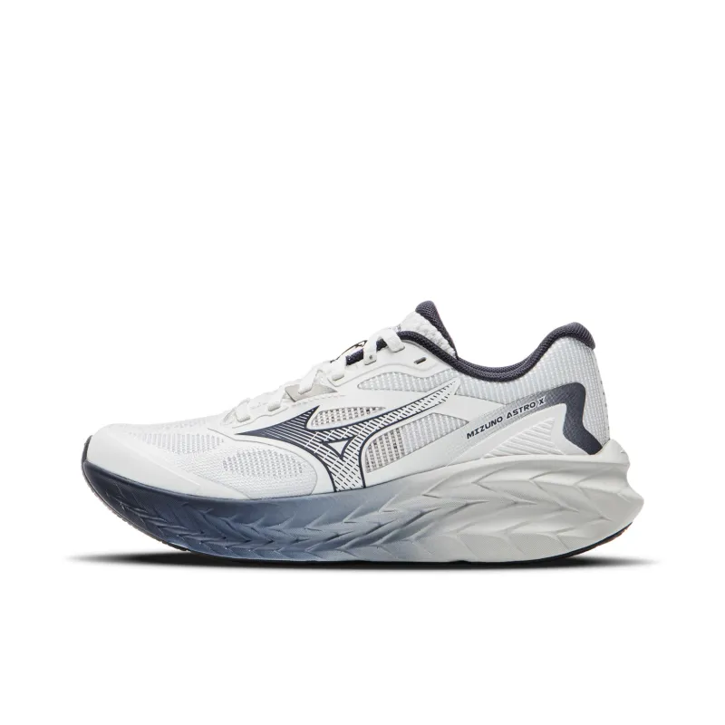 Mizuno ASTRO Anti Slip Wear Resistant Low Top Running Shoes Unisex White Gray Blue-0