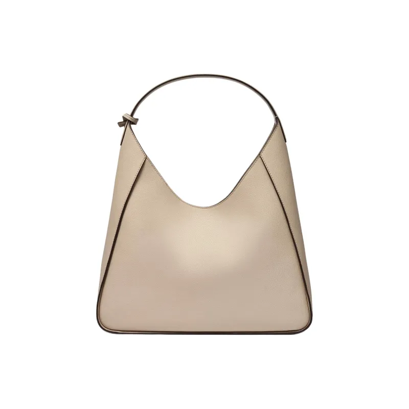 MICHAEL KORS Cow Leather Shoulder Bag Tubas Women's Light Sand-1
