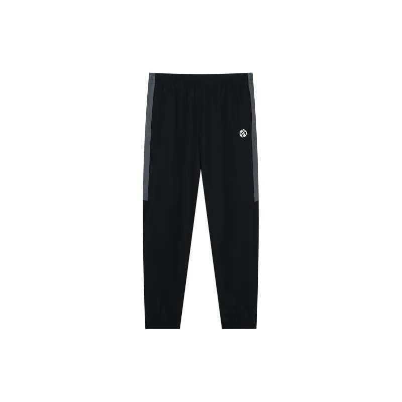 361° Basketball Collection Knitted Sports Pants Men's Super Black/Gravel Gray-0