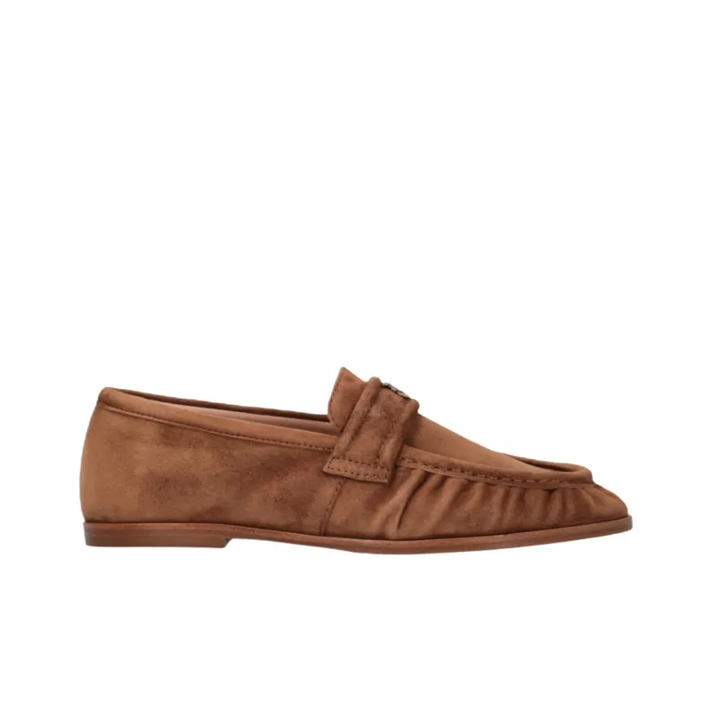 PINKO Love Birds Series Loafers Women's Brown-1