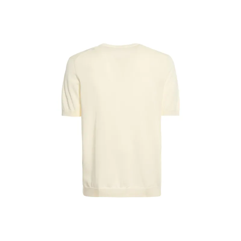 Drumohr Short Sleeved Crewneck Knitted Jumper-1