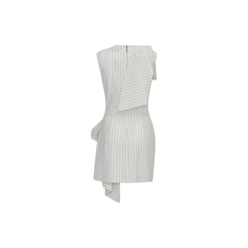 MSGM Sleeveless Dress Women's White-1