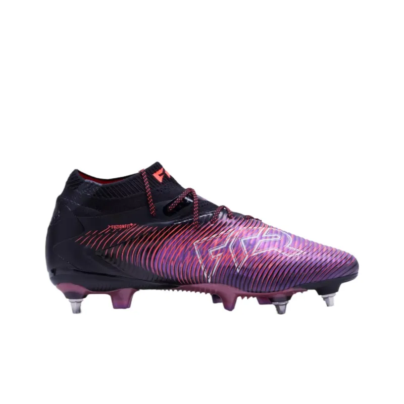 PUMA FUTURE 8 SG Metal Long Studs Cushioning Soccer Shoes Unisex Black Red-1