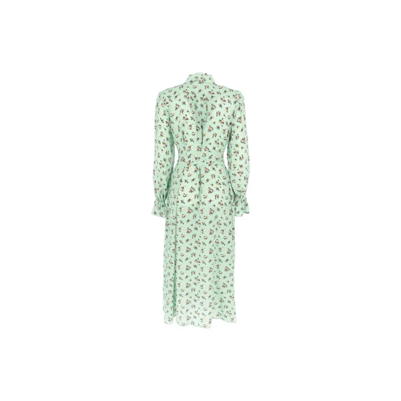 WEEKEND MaxMara Long-Sleeved Dresses Women's Green-1
