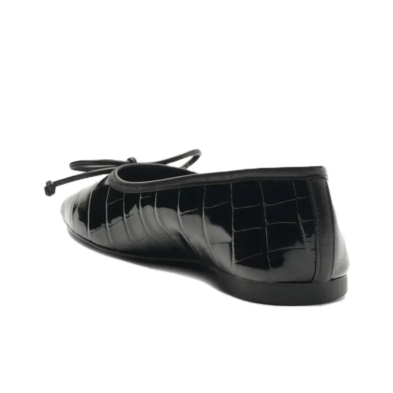 Schutz Arissa Casual Single Shoes Women's Black-3