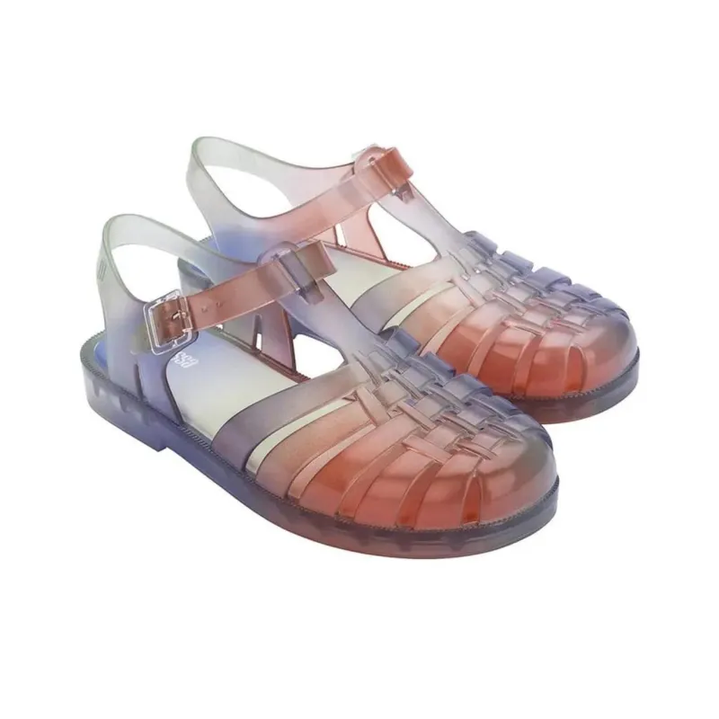 MELISSA Roman Sandals Women's Red Blue-2