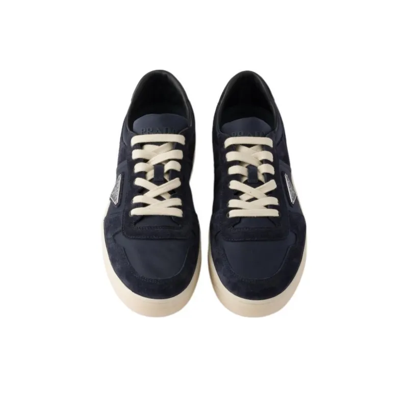 PRADA Downtown Low Top Skateboard Shoes Men's Dark Blue-3