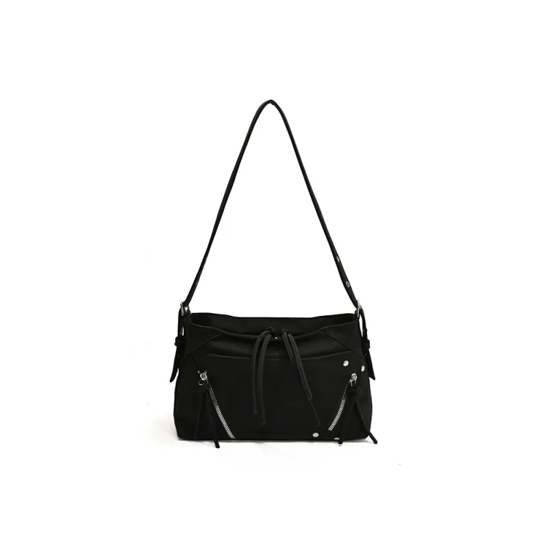 Yalu PU Shoulder Bag Regular Women's Coffee/Black/Khaki-8