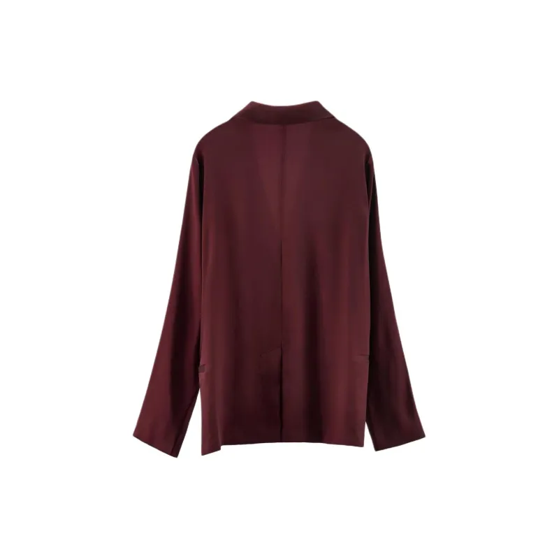 ZARA Shirts Women's Dark Red-1