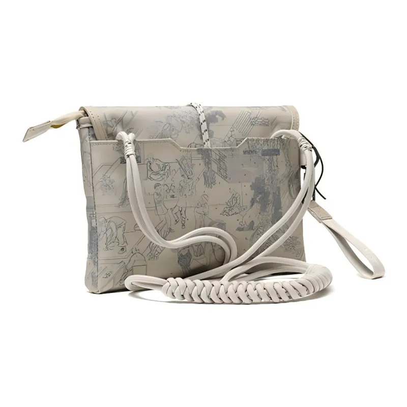 LiNing Polyester Crossbody Bag Regular Men's Loose Earth-1