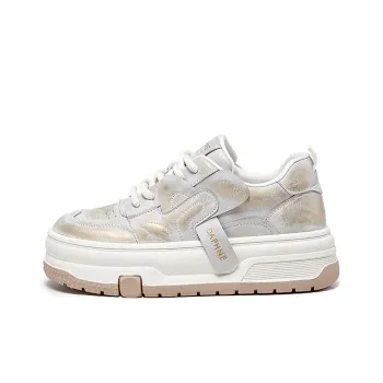 DAPHNE Anti Slip And Wear Resistant Lightweight Height Increasing Low Top Skateboard Shoes Women's