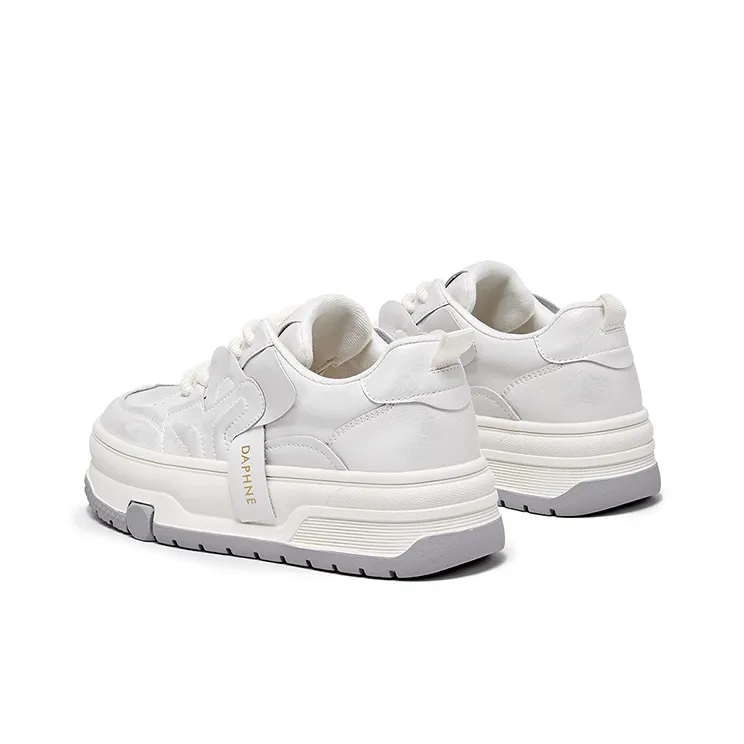 DAPHNE Anti-Slip And Wear-Resistant Lightweight Height Increasing Low-Top Skateboard Shoes Women's-4