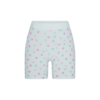SKIMS Valentine's Day Collection SS25 SOFT LOUNGE BOXER Shorts Women's 1 Pack CLOUD CANDY HEART PRINT/Cloud Candy Print