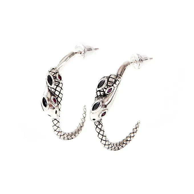 Native Stranger 925 Sterling Silver Earrings Unisex-0