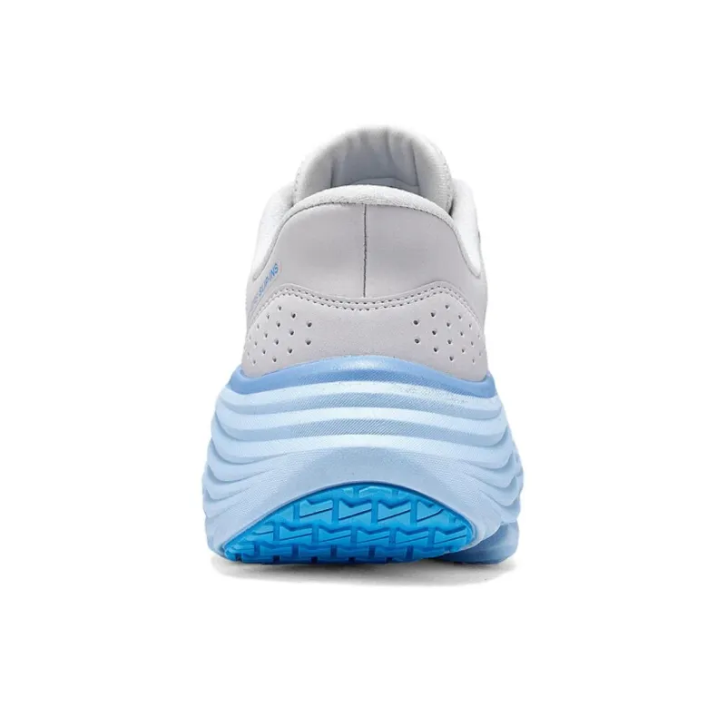 Skechers WOMEN'S GO Series Anti Slip Wear Resistant Low Top Running Shoes Women's Gray Blue-1