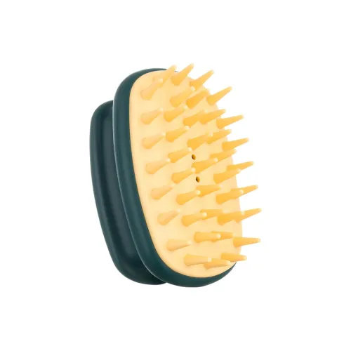 JIAOXUEFEI Airbag Massage Cleaning 2-in-1 Silicone Gel Nail Expert Head Spa Long Comb Massage Comb Shampoo Brush