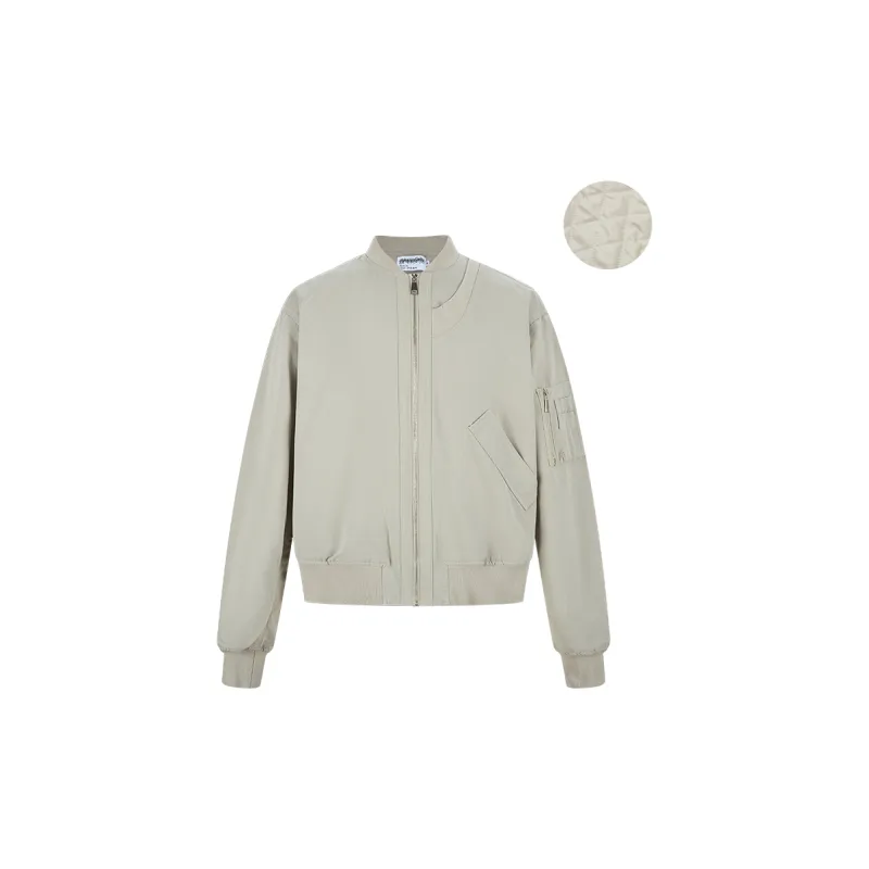 BANDITK GANGN Jackets & Coats Unisex Gray White-1