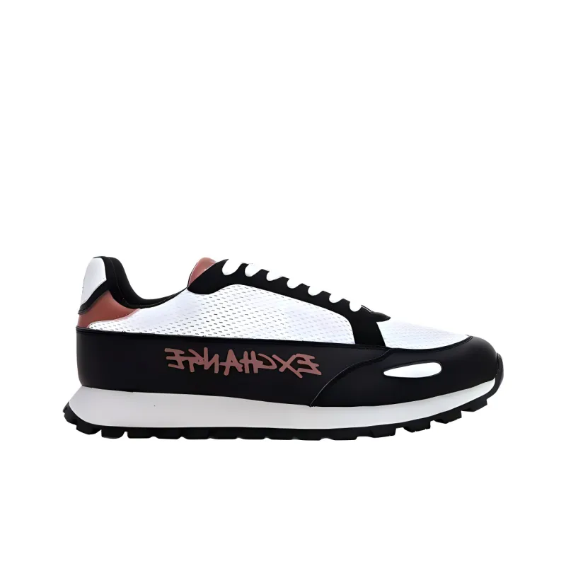 ARMANI EXCHANGEAE Low Top Casual Shoes Men's Black-1