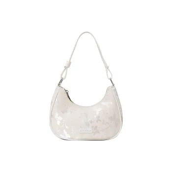 NATTY Leather Shoulder Bag Handbag Shoulder Bag Regular Women's White