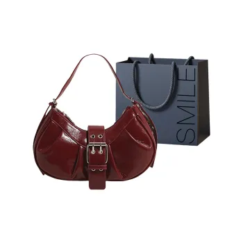 SWIMADE PU Shoulder Bag, Crossbody Bag Women's Red/Black/Silver/Ecru