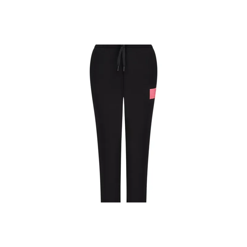 ARMANI EXCHANGEAE FW22 Knitted Sports Pants Women's Black-4