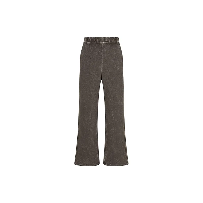CROQUIS Knitted Sweatpants Men's Dark Coffee-0