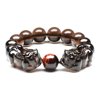 Yeon yun Jewelry Obsidian Jade Bracelets Unisex