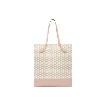 BALLY Cow Leather Tote Bag, Shopping Bag, Shoulder Bag, Handbag Tubas Women's Pink