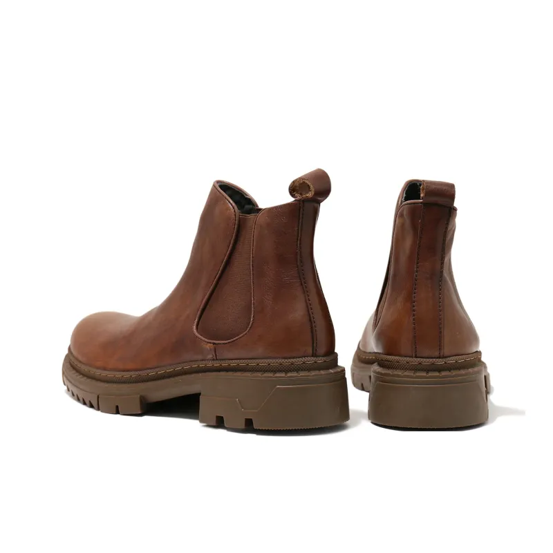 Turns By Turns Short Chelsea Boots Men's-8