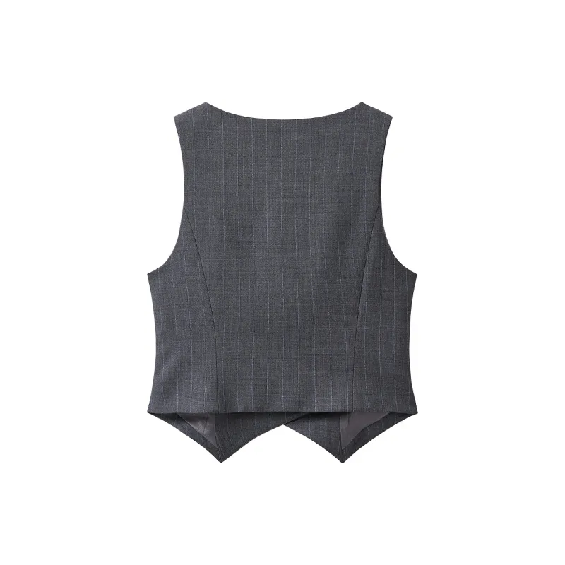 Miss Sixty Vest Women's Dark Gray-1