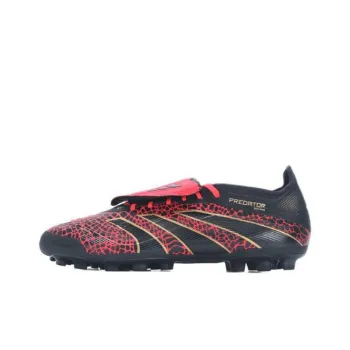 Adidas PREDATOR ELITE Anti Slip Wear Resistant Soccer Shoes Unisex Black Red