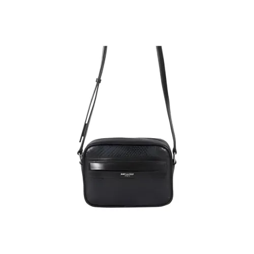 SAINT LAURENT Leather Shoulder Bag Сумка в стилі yves saint laurent ysl hobo шкіра комплект's Black