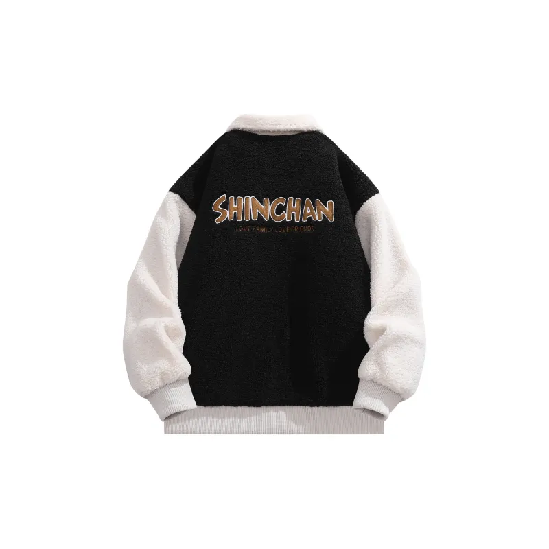 Crayon Shinchan Velvet feel Coat Unisex-11