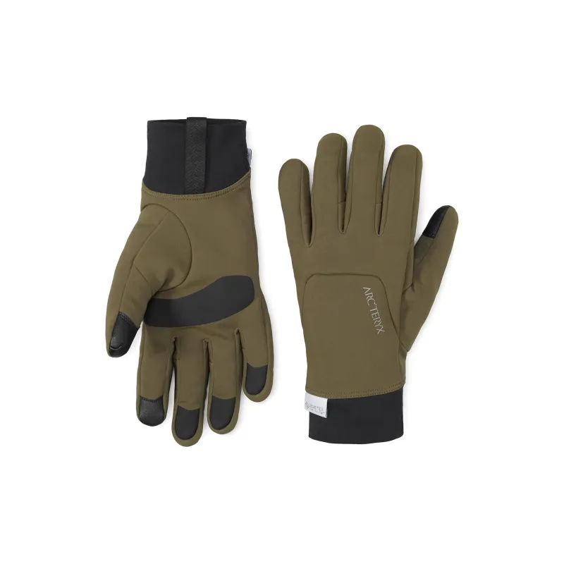 Arcteryx Polyester Elastane Gloves Unisex Olive Green-2