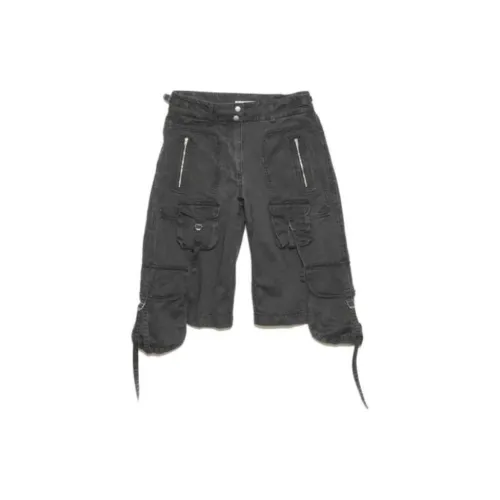 Acne Studios Cargo Shorts Women's Charcoal Gray