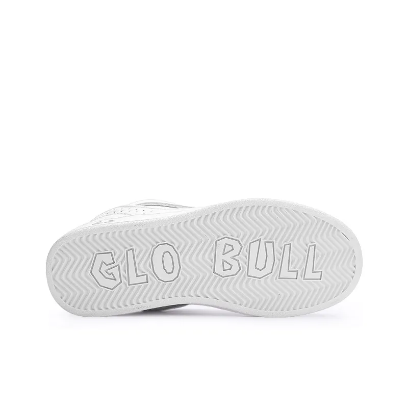 GLO BULL Skateboard Shoes Unisex Low Top White-5