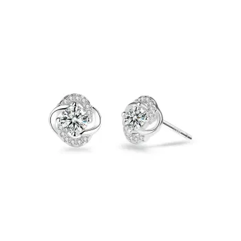 ETAHLOVE Sterling Silver Stud Earrings Women's Bestie Girlfriend And Mother's Birthday Surprise Commemoration
