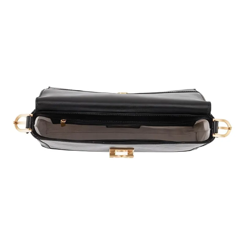 SAM EDELMAN Cow Leather Handbag Shoulder Bag Medium Size Women's Black-3