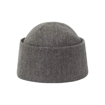 Loro Piana Linen Wool Cashmere Mulberry Silk Hats & Caps Women's Gray